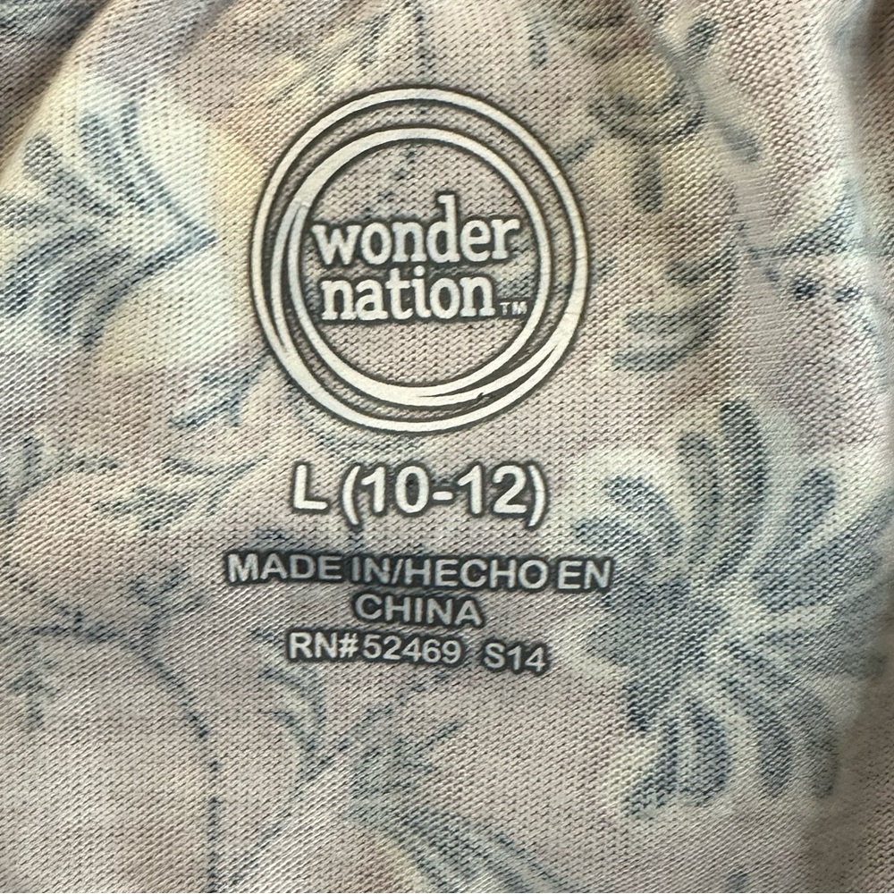 Wonder Nation Girls Sleeveless One-Piece Romper| Size L (10/12) - Picture 4 of 4